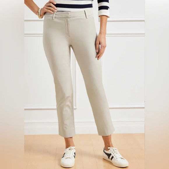 TALBOLTS CAPRI PANTS KHAKI COLOR SIZE 6 - Picture 1 of 10